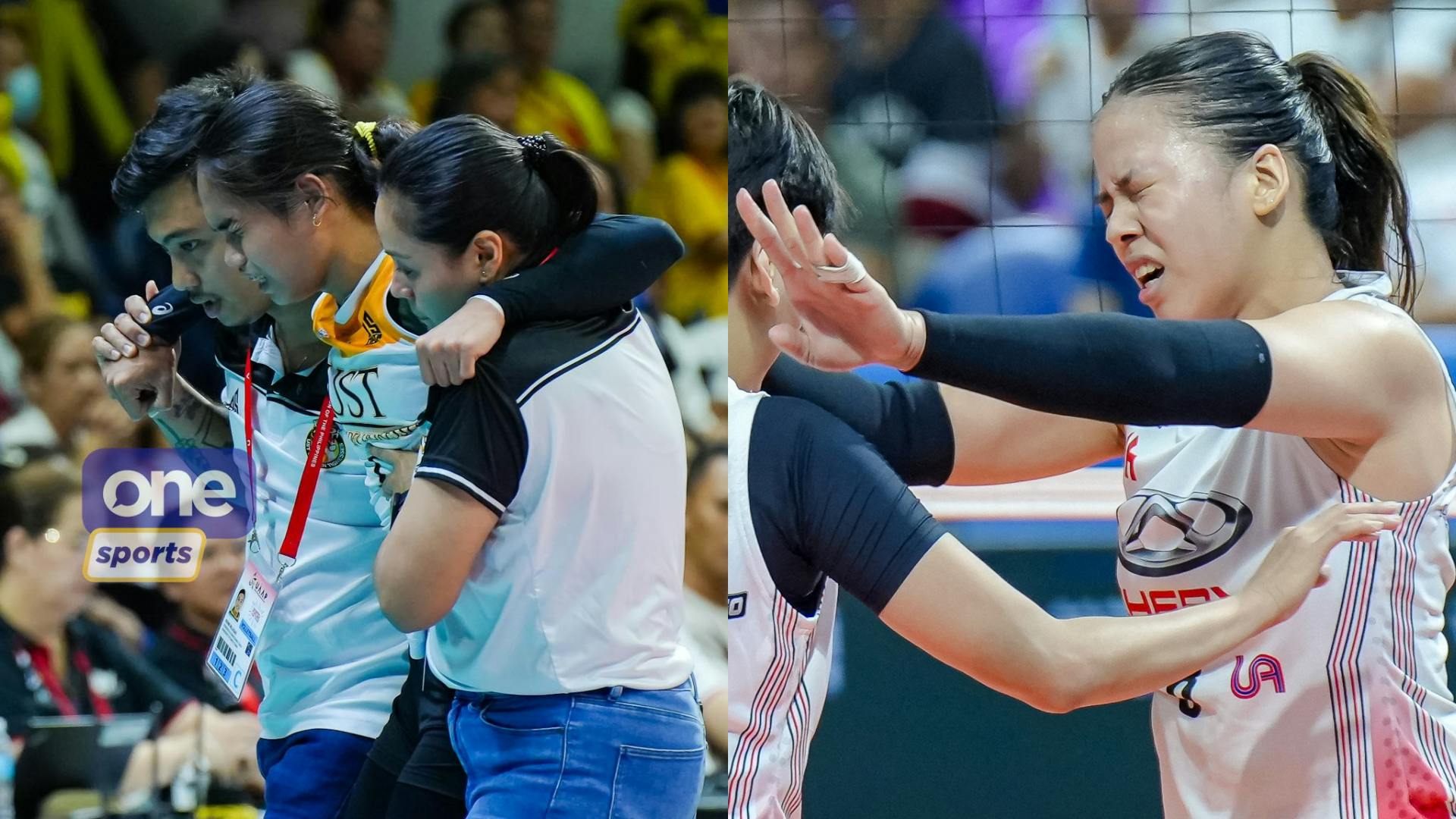 "Flash back" | Eya Laure turns emotional over UST rookie Angge Poyos’ injury in UAAP Game 1 Finals